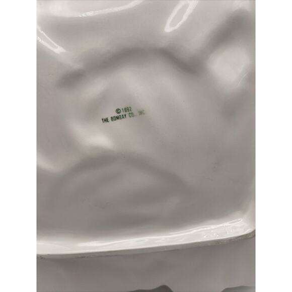 Bombay Company Vintage Pastel Flower Platter/Plate/Tray 12”‎ 1992 - Picture 8 of 8